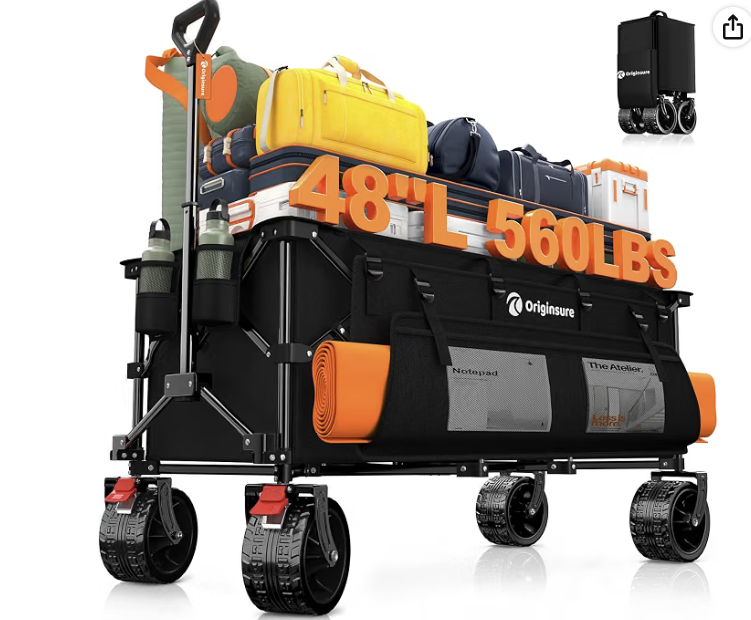 Originsure 300L heavy duty collapsible wagon